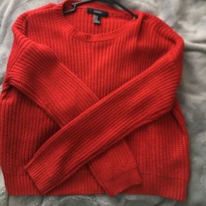 Red sweater